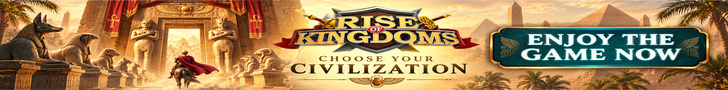 Rise of Kingdoms play now banner