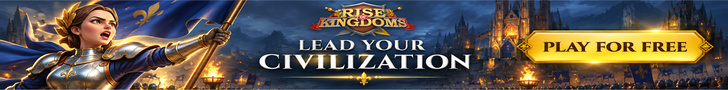 Rise of Kingdoms play now banner